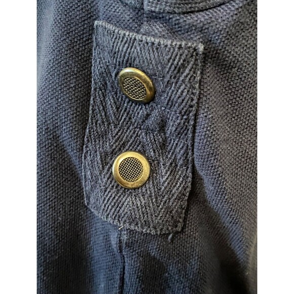 Vtg POLO RALPH LAUREN Cotton Polo Shirt Men's XL Navy BIG PONY Red Custom Fit - Picture 12 of 16